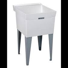 MUSTEE 18F FLOOR MOUNT LAUNDRY TUB