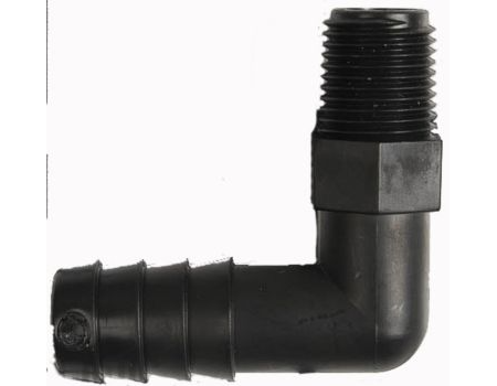 Lennox 32F2301, Nylon Elbow, 3/8 x 1/8", Barb x MPT