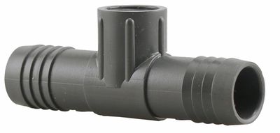 "RED FA TEE 1 X 3/4 PLASTIC INSERT, INSERT REDUCING TEE PLASTIC FE"
