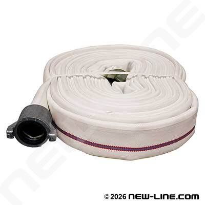A9770-110: White Double Jacket Brigade Fire(UrethaneTube)/Forestry Ends