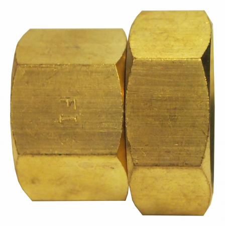 3/4" FPT x FHT Water Thread Brass Swivel Coupling
