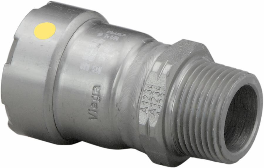 MEGA PRESS WATER MALE ADAPTER 1 1/4