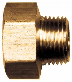 3/4" MPT x FHT Water Thread Brass Coupling 199-E