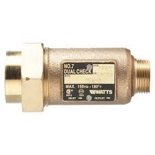 "WATTS 1"" 7U DUAL CHECK"