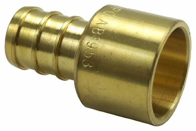 PEX CRIMP 1" X FEMALE SWEAT ADAPTOR