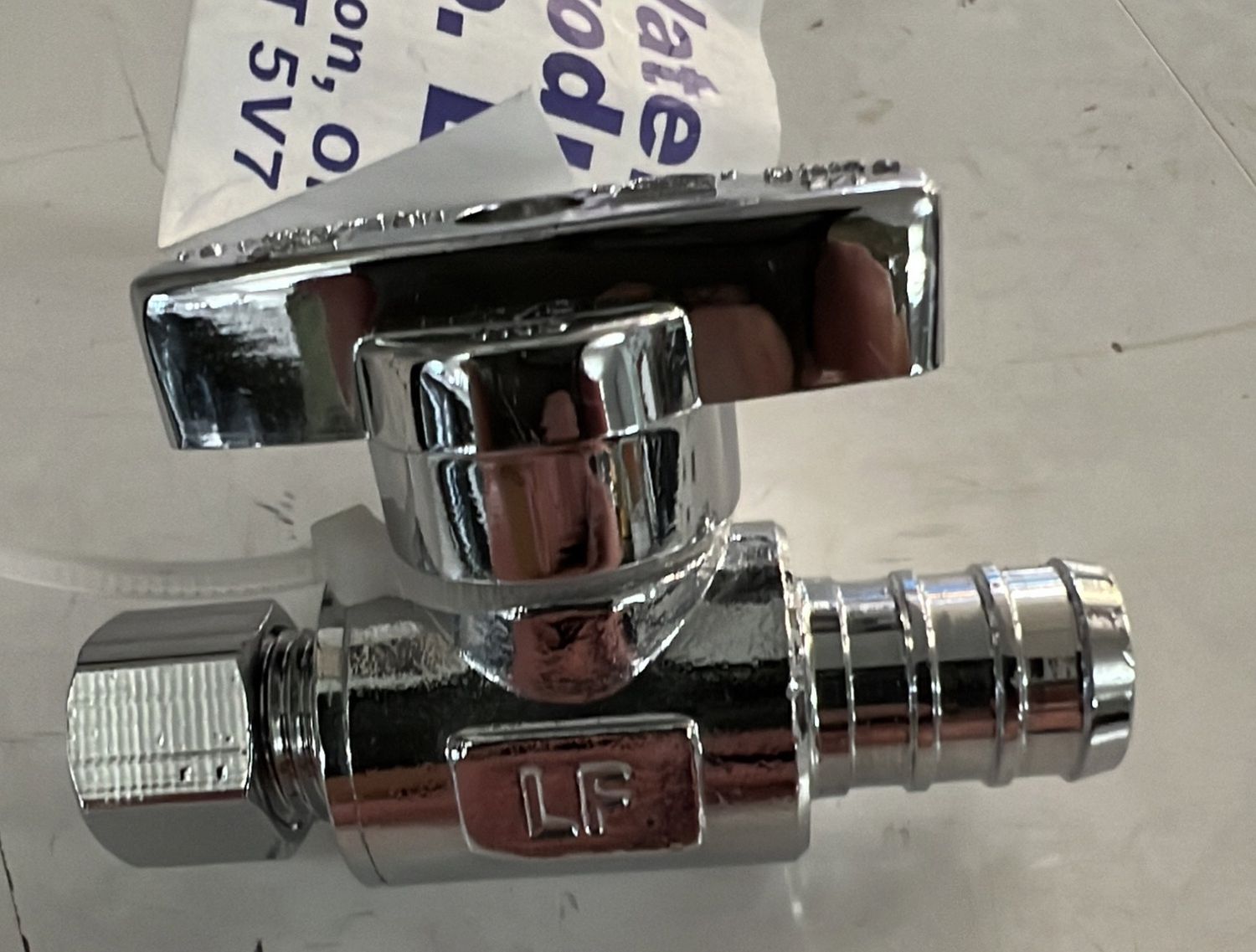 "PEX CRIMP X 1/4"" STR STOP"