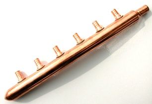 3/4" x 1/2" 6 BRANCH PEX MANIFOLD