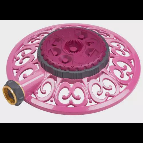 "MELNOR 8 PATTERN SPRINKLER 0615688R, PINK"