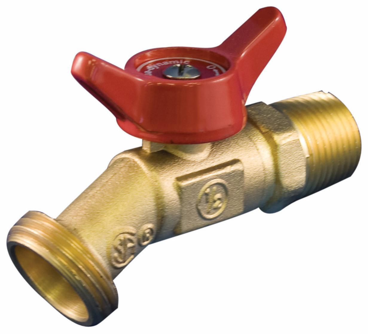 "SEDIMENT FAUCET 1/4 3/4, RED"