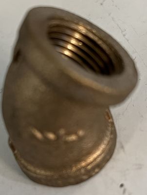 BRASS ELBOW 45 1/2