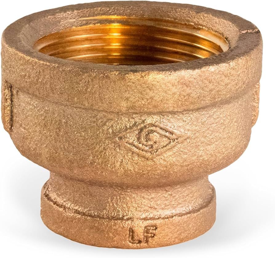 BRASS REDUCING COUP 1/4 X 1/8