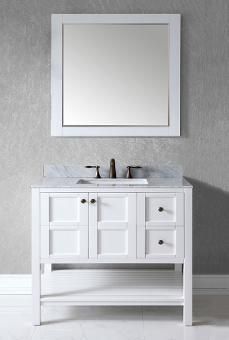 "DUVAL SHAKER VANITY 36"" DC220-36W, TOP #QT2237CC OR #CTB3622NT"