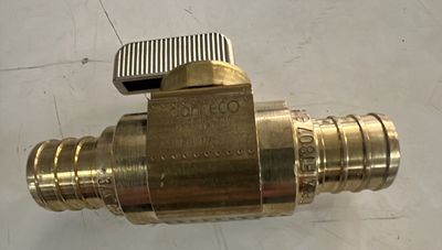 "PEX CRIMP BALL VALVE 1"""