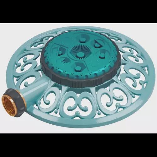 "MELNOR 8 PATTERN SPRINKLER 0615687G, BLUE"
