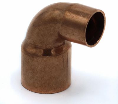 COPPER 90 ELBOW 3/4  X  1/2