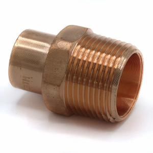 COPPER REDUCING MALE ADAPTOR  3/4 MIP X 1