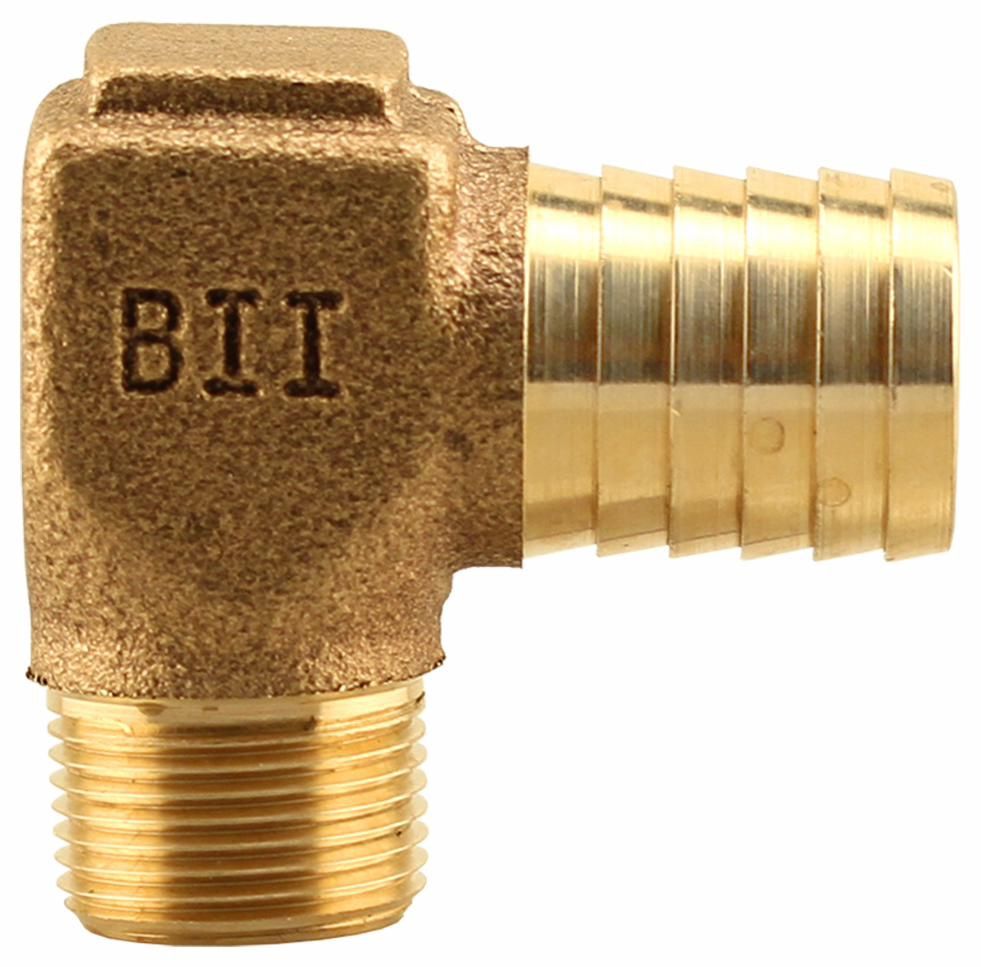 1" x 3/4" Insert x MPT Bronze Hydrant 90 Elbow