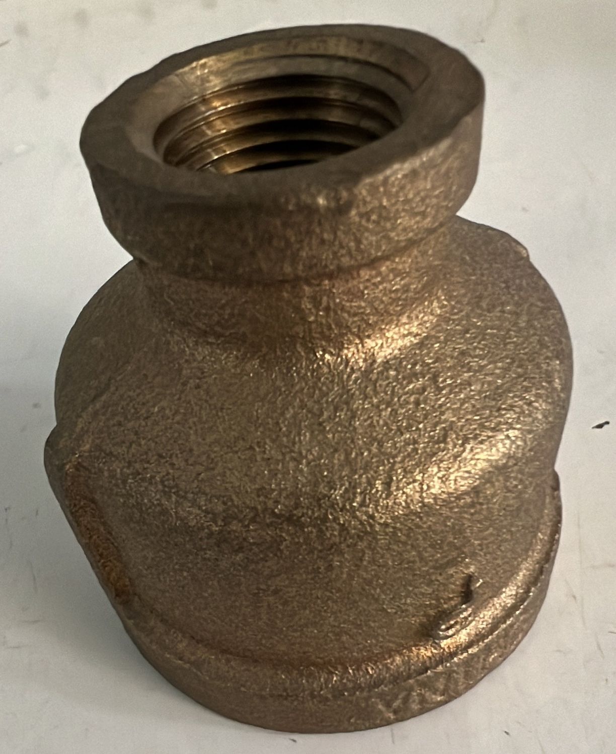 BRASS RED COUPLER 1 1/4 X 1/2