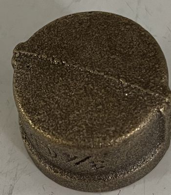 BRASS CAP 1/4
