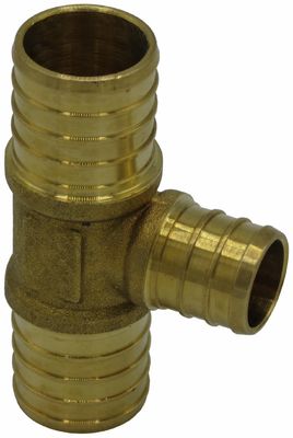 PEX CRIMP  REDUCING TEE 1X1X3/4