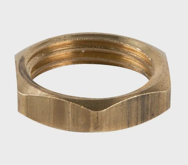 "12-1060 BASIN LOCK NUT, SOLID BRASS"