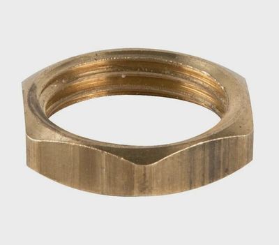 "12-1060 BASIN LOCK NUT, SOLID BRASS"