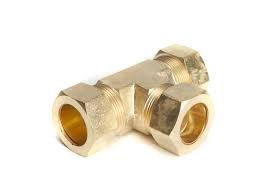 COMPRESSION REDUCING 90 5/8" x 1/2" BRASS