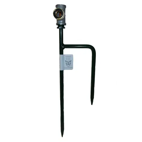 "SPRINKLER SPIKE STAND ON SMALL, GREEN H/D 1/2"""