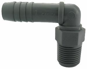 90 ELBOW 3/4XMIP PLASTIC INSERT