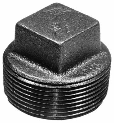 11/2 BLACK IRON PLUG