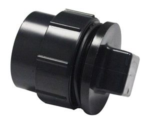 1-1/2" ABS FITTING C/O W/PLUG