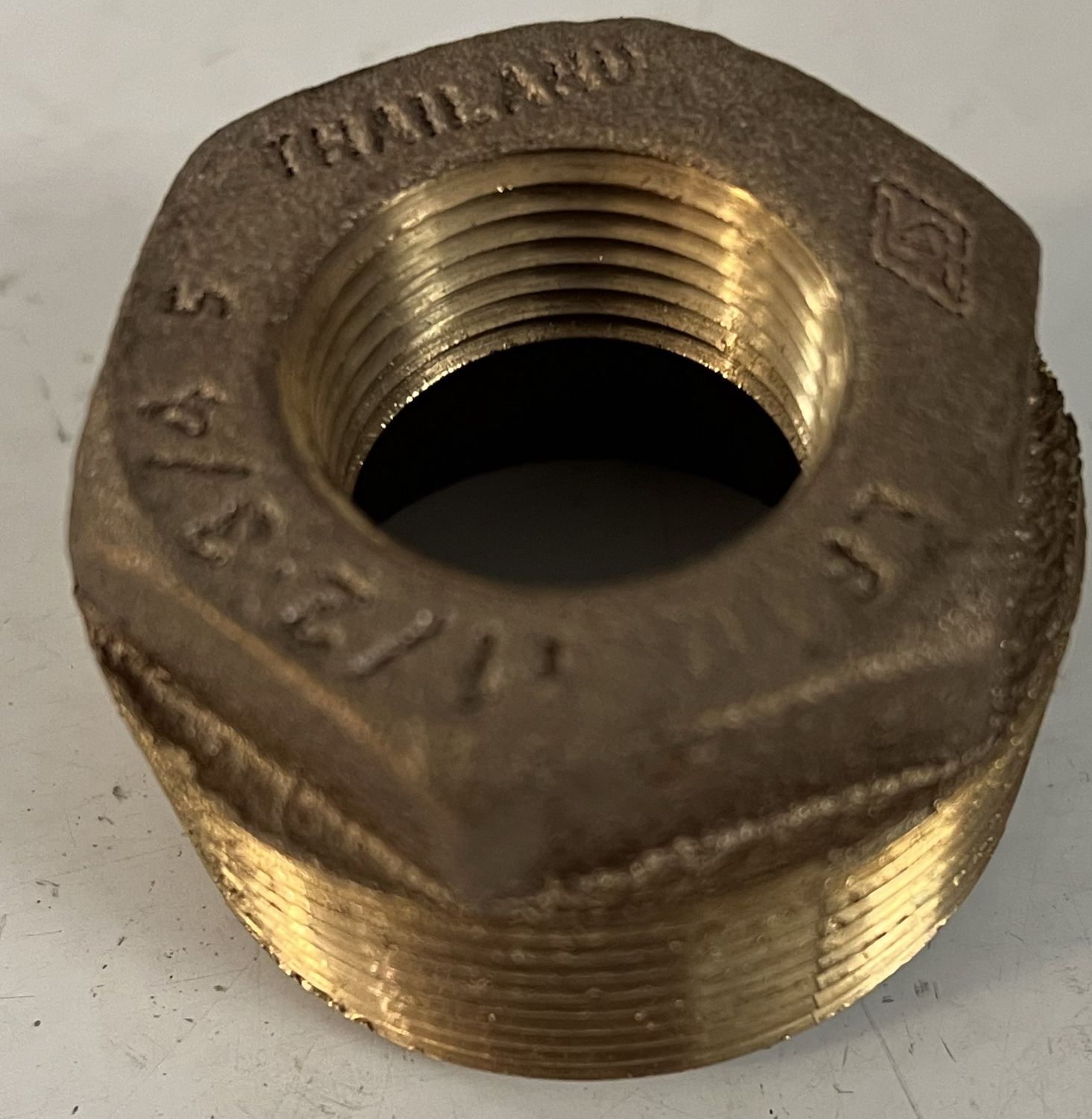 BRASS HEX BUSH 11/4X3/4