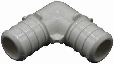 PEX CRIMP  PLASTIC 1/2" 90 DEG ELBOW