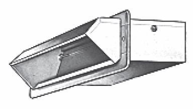 WALL CAP WITH DAMPER 3 1/4" X 10"626601