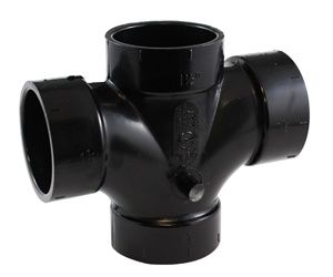 2" ABS SXSXSXS DOUBLE SANITARY TEE