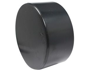 6" ABS SOLID PERM SLIP CAP