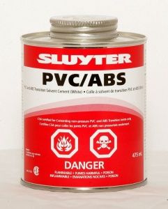 PVC/ABS TRANSITION (White) 125ml Screw Top Can w/Dauber