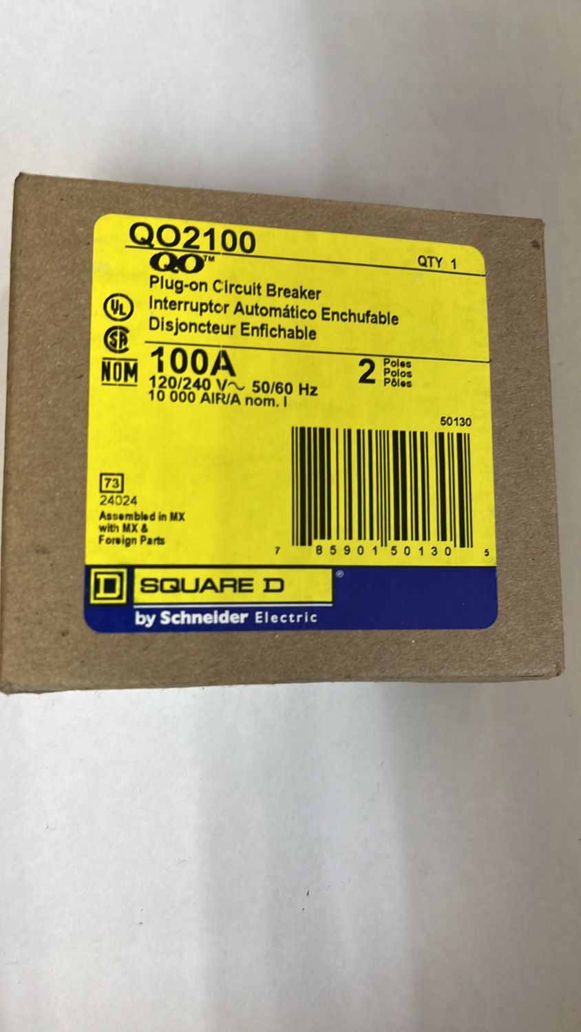 BREAKER SQUARE D 2P 100A