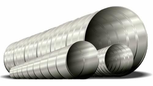 "SPIRAL DUCT 28 GA 14"""