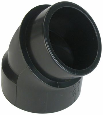 1-1/2" Hub x SPG ABS Street 45 Elbow