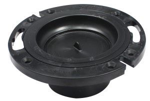 ABS SPIGOT ADJ FLOOR FLGE TP