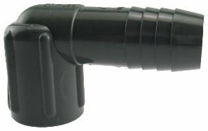 "RED FEMALE 90 3/4x1/2FIP PLASTIC INSERT, PLASTIC INSERT"