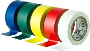 SINGLE ROLL ELECTRICAL TAPE GREEN 66 FT