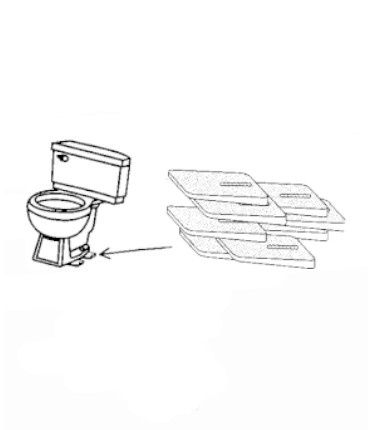 SOFT WOBBLE WEDGES TOILET SHIMS