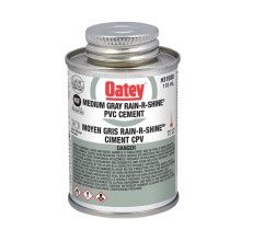 31581 250MLPCQD 250ML OATEY RAIN-R-SHINE PVC CEMENT