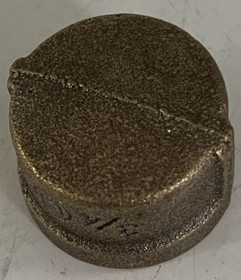 BRASS CAP 1/2