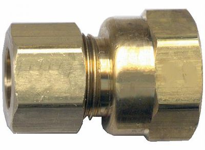 1/4" OD Compression x FPT Brass Adapter