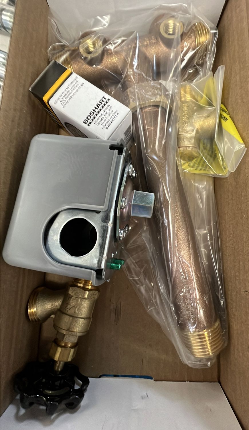 BRASS TANK TEE KIT