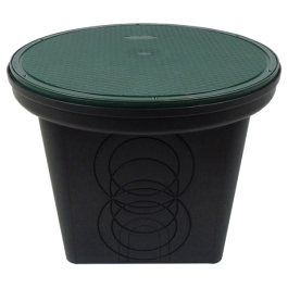 "SEWER DIST BOX 6 OUTLET DISTRIBUTION, WITH GRATED COVER - MANHOLE"