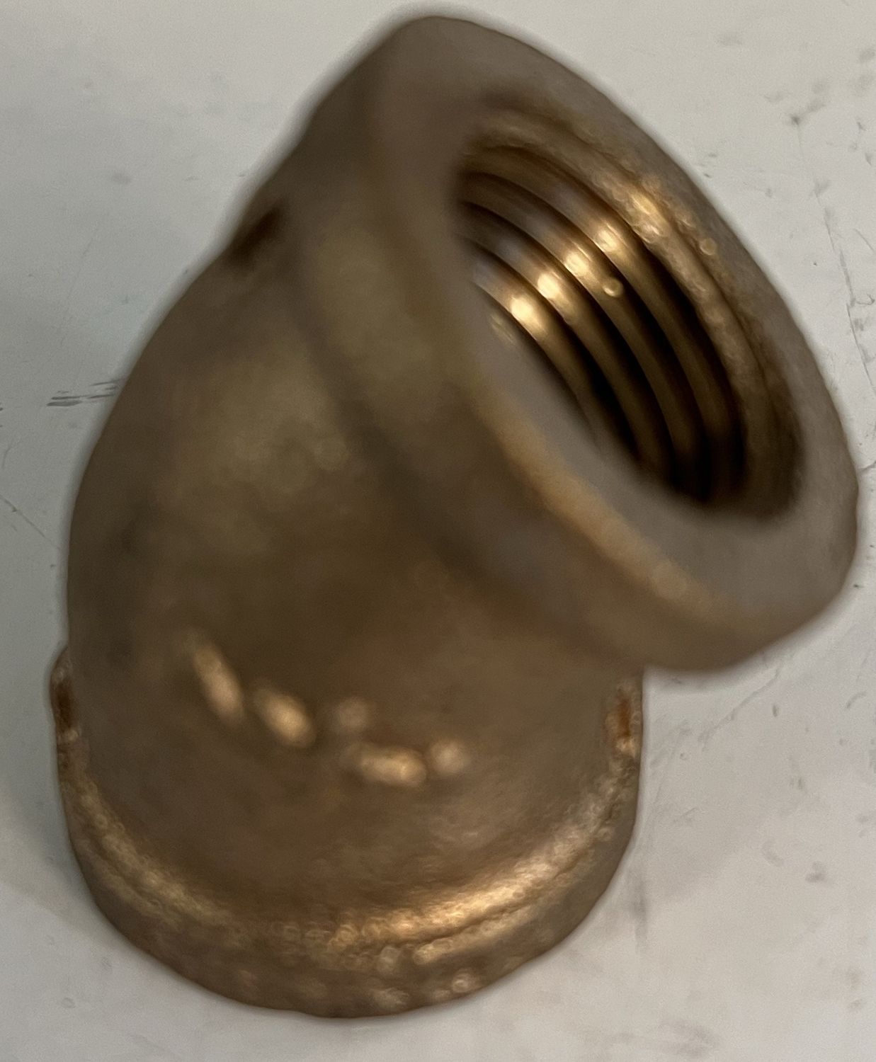 1" BRASS 45 DEGREE ELBOW